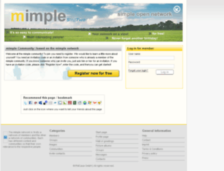 mimple.net screenshot