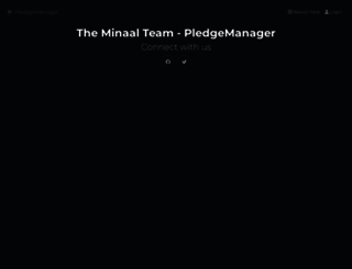 minaal.pledgemanager.com screenshot