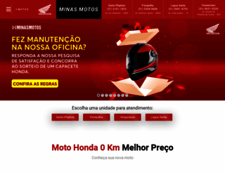 minasmotos.com.br screenshot