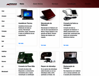 minasnotebooks.com.br screenshot
