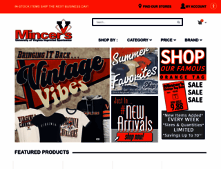 mincers.com screenshot