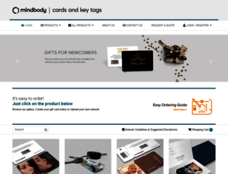 mindbodycards.com screenshot