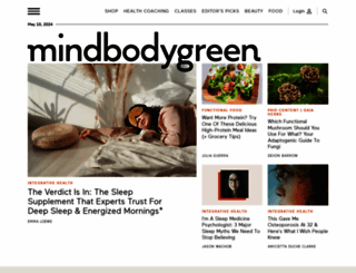 mindbodygreen.com screenshot