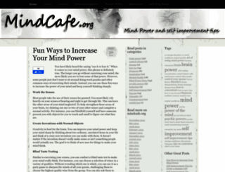 mindcafe.org screenshot