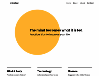 mindfed.com screenshot