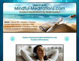 mindful-meditations.com screenshot