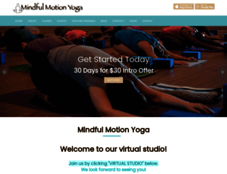 mindfulmotion-yoga.com screenshot