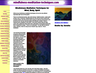 mindfulness-meditation-techniques.com screenshot