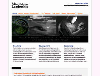 mindfulnessleadership.co.uk screenshot