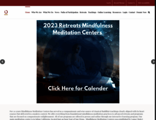 mindfulnessmeditationcenters.com screenshot