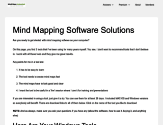 mindmap-software.com screenshot