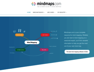 mindmaps.com screenshot