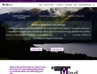 mindsolutionshypnotherapy.co.uk screenshot