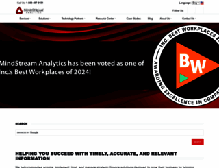 mindstreamanalytics.com screenshot