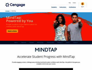 mindtap-staging.cengage.com screenshot