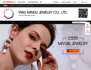 mindujewelry.en.alibaba.com screenshot