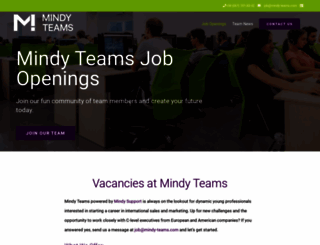 mindy-teams.com screenshot