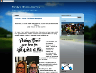 mindysfitnessjourney.com screenshot