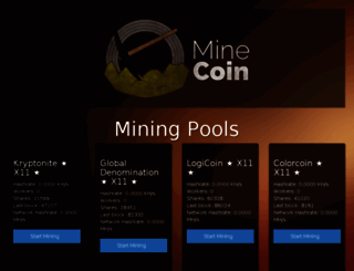 mine-coin.de screenshot