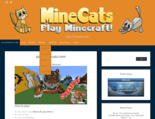 minecats.com screenshot