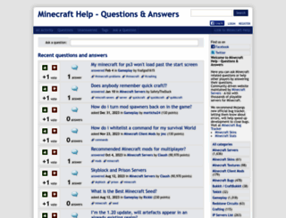 minecraft-answers.com screenshot
