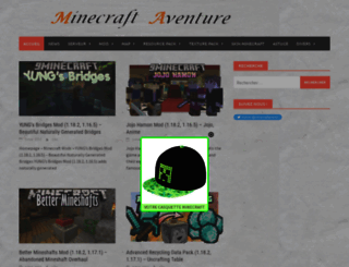 minecraft-aventure.com screenshot