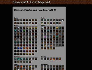 minecraft-crafting.net screenshot