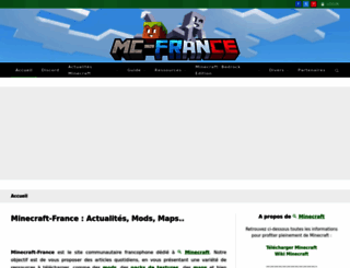 minecraft-france.fr screenshot