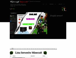 minecraft-serwery.com screenshot