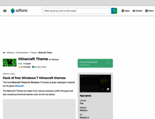 minecraft-theme.en.softonic.com screenshot