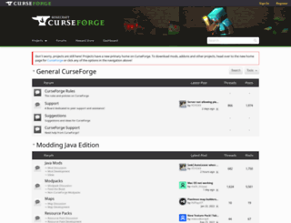 minecraft.curseforge.com screenshot