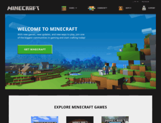minecraft.net screenshot