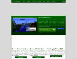 minecraft.zyczu.pl screenshot