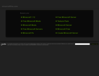 minecraftfive.com screenshot