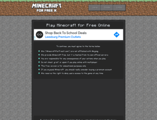 minecraftforfreex.com screenshot