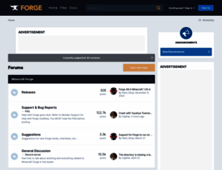 minecraftforge.net screenshot