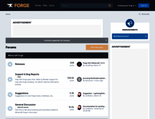 minecraftforge.net screenshot