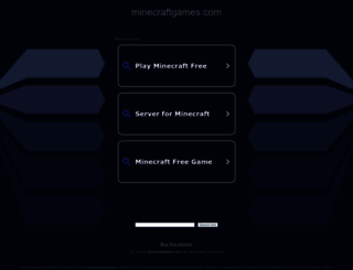 minecraftgames.com screenshot