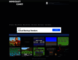 minecraftgames.org screenshot