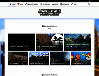 minecraftmodpacks.net screenshot
