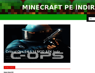 minecraftpeindir.com screenshot