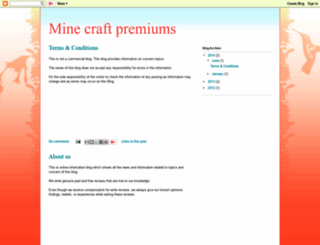 minecraftpremiums.blogspot.com screenshot