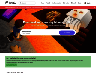 minecraftskinstealer.com screenshot