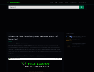 minecrafttitanlauncher.com screenshot