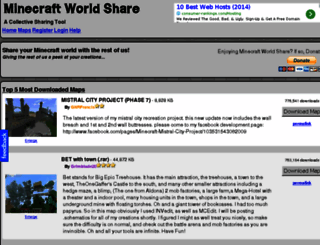minecraftworldshare.com screenshot