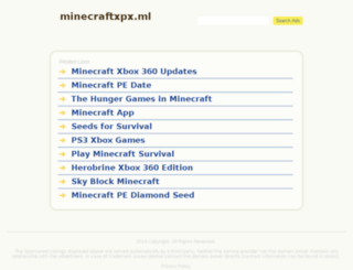 minecraftxpx.ml screenshot