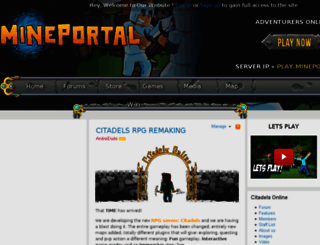 mineportal.net screenshot