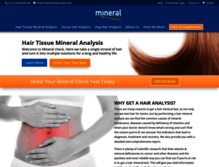 mineralcheck.com screenshot