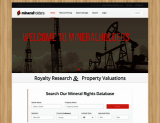 mineralholders.com screenshot