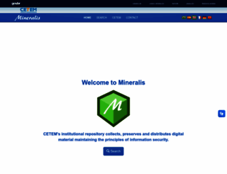 mineralis.cetem.gov.br screenshot